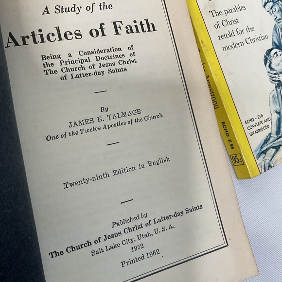 Church Of‎ Jesus Christ Of Latter Day Saints Prayer Books Pearl Of Great Price - Picture 7 of 14